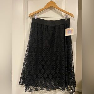 LuLaRoe Lola Lace Skirt - NWT